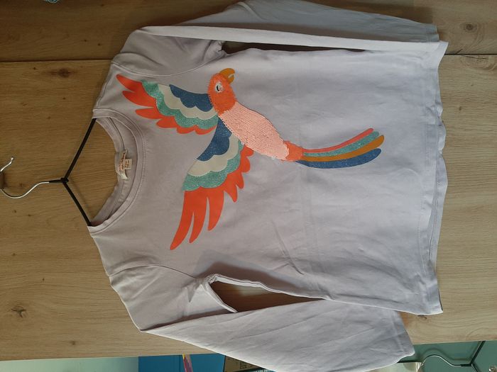 T-Shirt Manche Longue_Perroquet 8ans