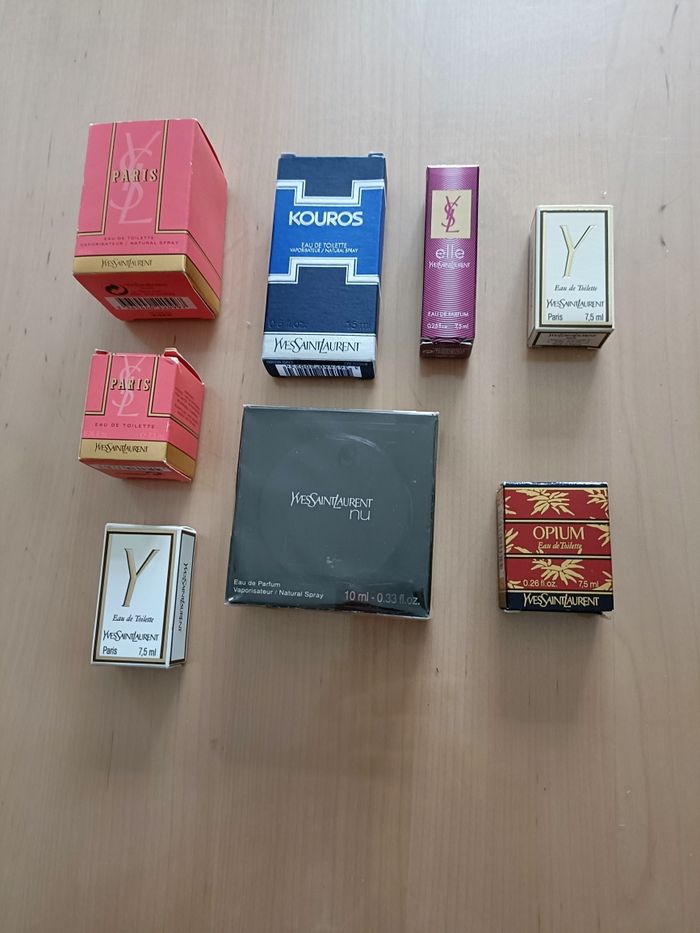 LOT DE 8 MINIATURES YSL DONT 2 VAPO PARIS ET NU - photo numéro 2