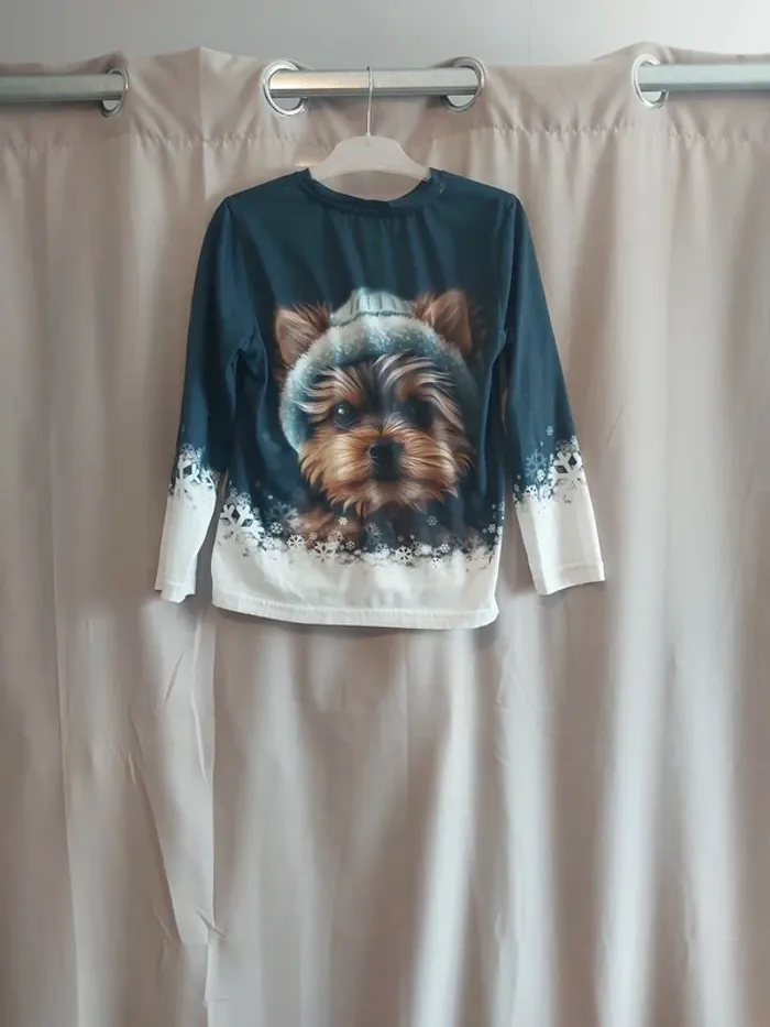 Tee shirt longue manche yorshire - photo numéro 2