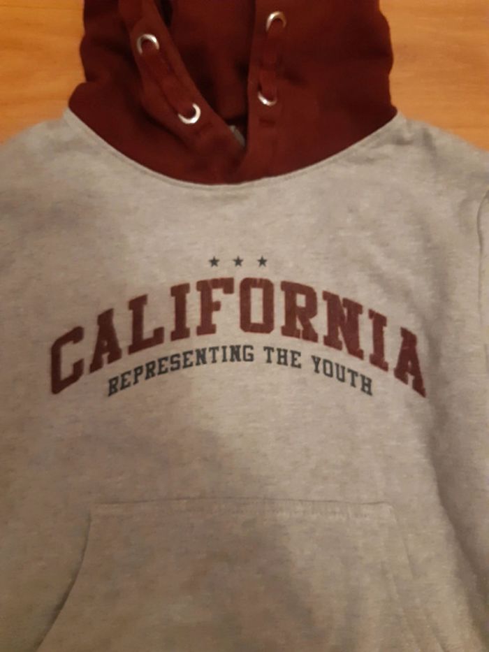 Sweat à capuche garçons taille 8/9 ans - photo numéro 2