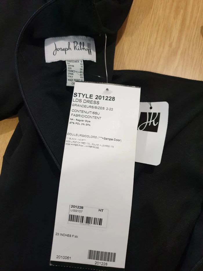 Robe femme Joseph Ribkoff T38 long 90cm noir - photo numéro 5
