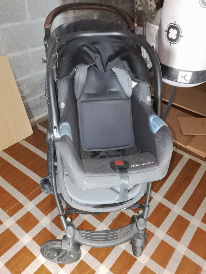 Poussette kindercraft XMoov trio combinée 3in1 noir - photo numéro 3