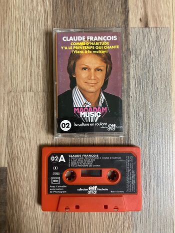 Cassette audio-Claude François-Macadam Music 2