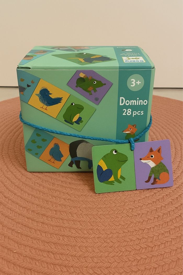 🌟 Domino Animaux – Djeco (28 pièces) 🌟