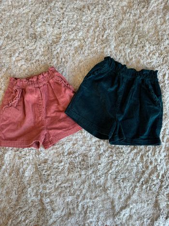 2 shorts TAO 12 ans