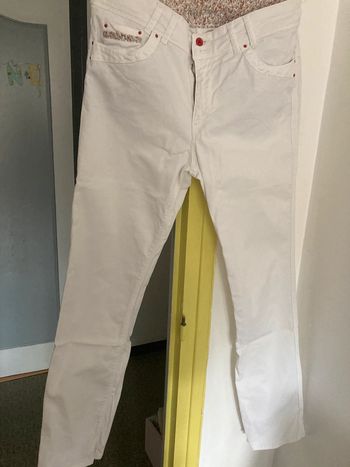 Pantalon blanc taille 44