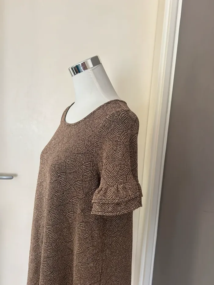 Sezane robe Janet , noire dorée taille M/38 - photo numéro 11