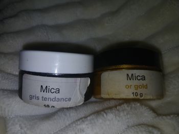 Moule en silicone et mica 
