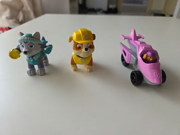 Lot de 3 personnages pat patrouille 