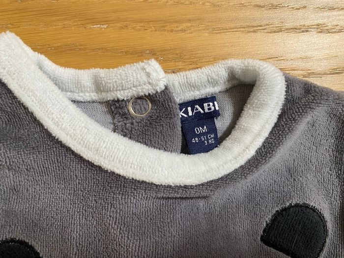 Kiabi Pyjama Grenouillère Little Friend Taille Naissance - photo numéro 3