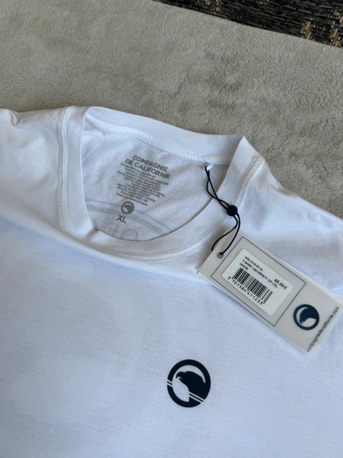 Compagnie de Californie - Tee-shirt "Hollywood" Blanc, taille XL - photo numéro 2