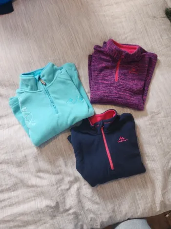 Lot de 3 sweats polaires