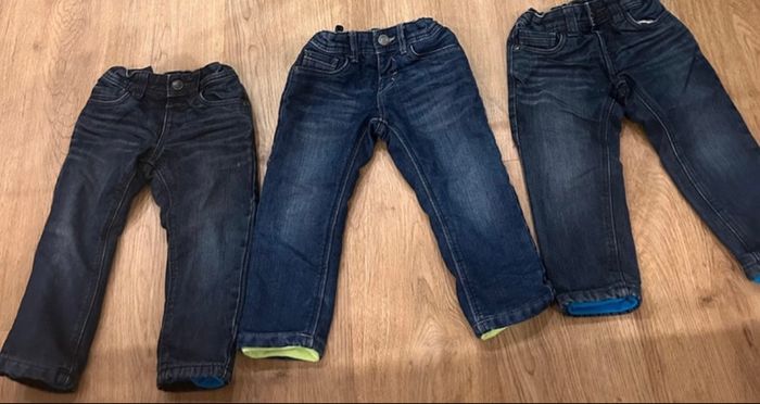 3 jeans doublé polaire