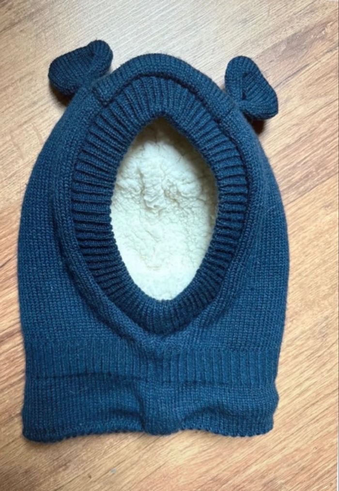 Cagoule bébé Kiabi 3-6 mois – moumoute intérieure