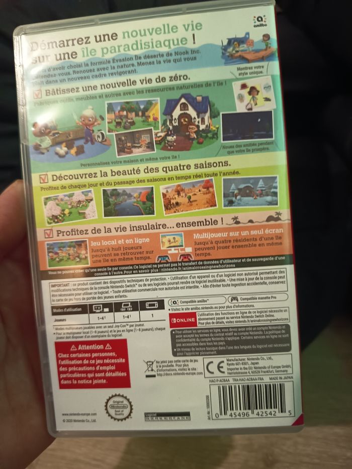 Jeux Nintendo Switch animal crossing - photo numéro 2