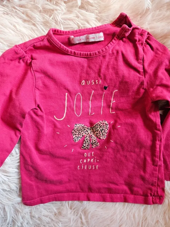 Lot 2 t-shirts bebe - photo numéro 4