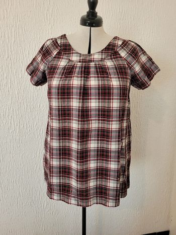 Blouse à carreaux