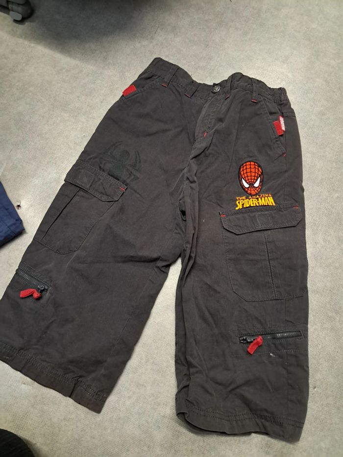 short garcon 10 ans spiderman