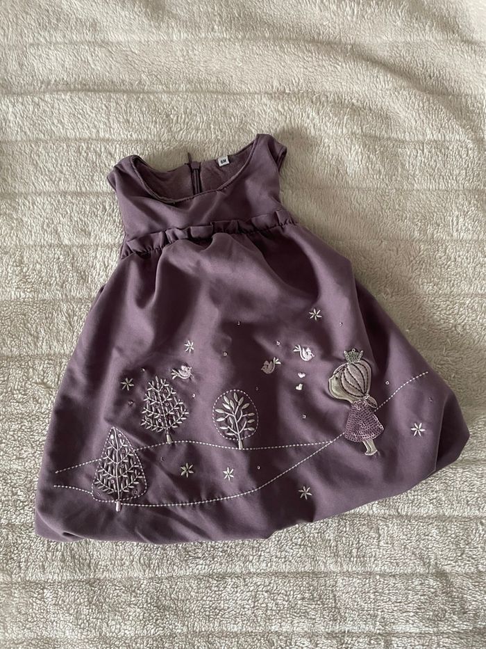 Robe d’hiver violette