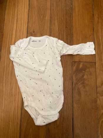 Body manches longues Gémo (9M)