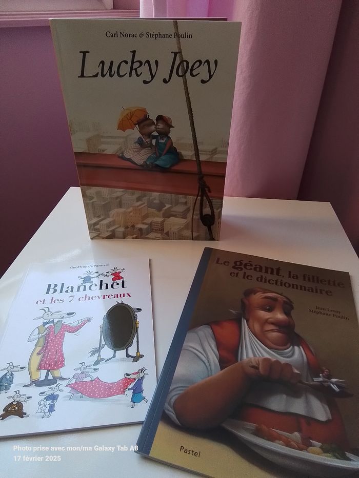 Lot de 3 livres de l école des  loisirs