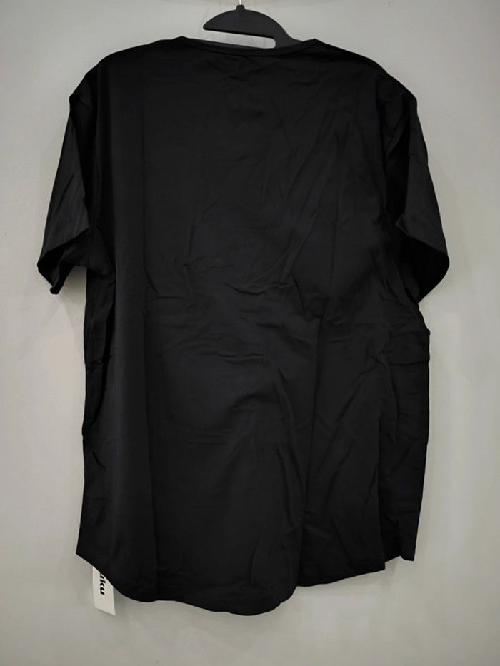 T shirt noir col v taille L neuf ouku - photo numéro 3
