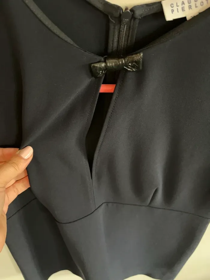 Blouse bleu claudie pierlot - photo numéro 6