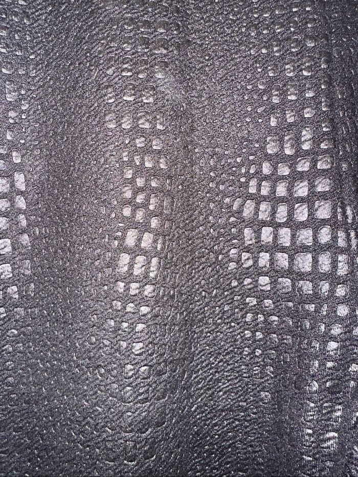 Legging effet serpent noir Boohoo - photo numéro 2
