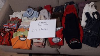 Lot vêtements bebe 6mois