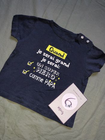 T-shirt 6 mois