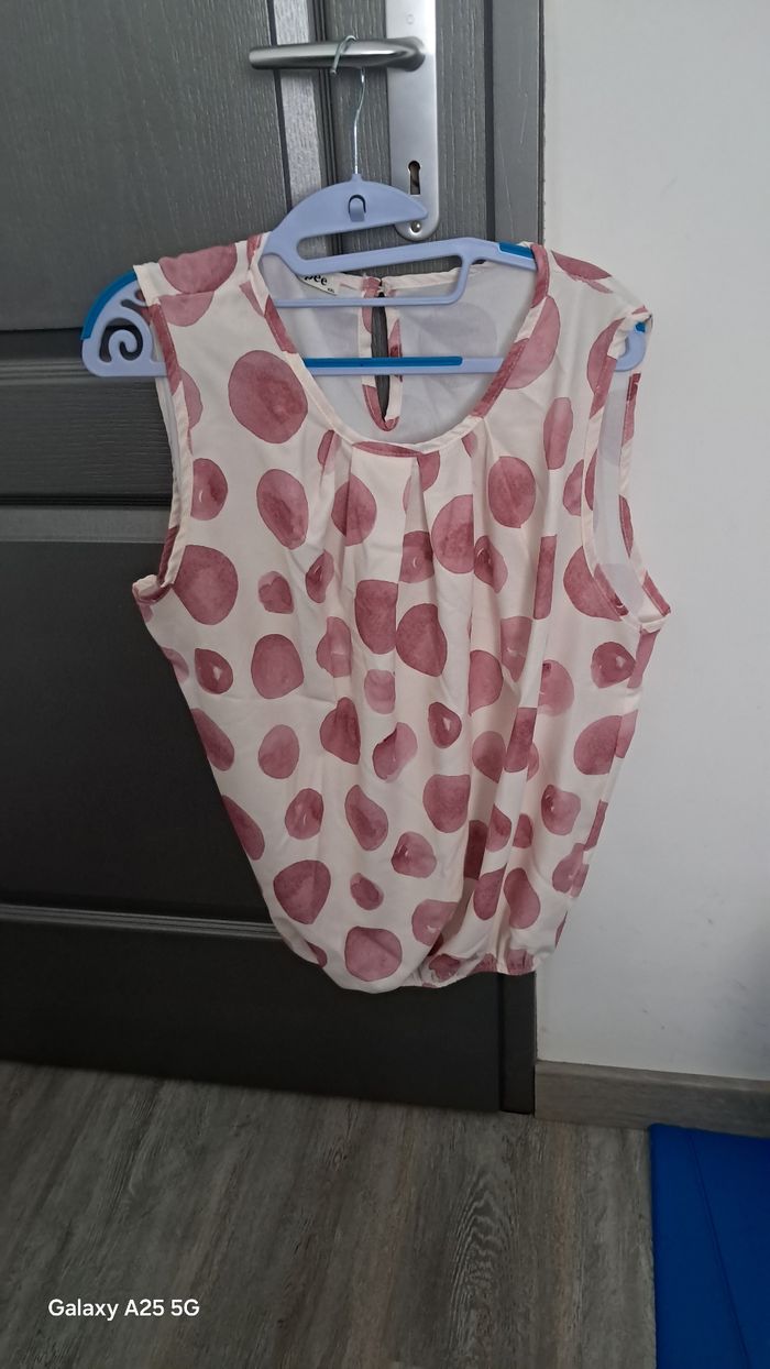 Blouson bicolore rose et blanc - photo numéro 2