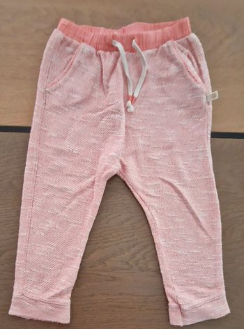 Pantalon  sarouel saumon souple zara 2 et 3 ans