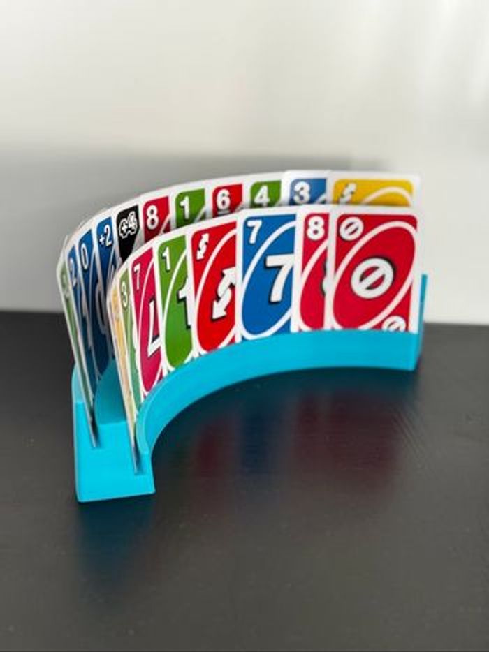 Porte carte à jouer (bleu) - photo numéro 2