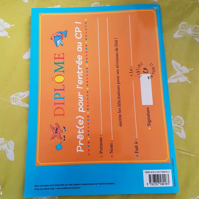 Cahier de vacances -  GS vers  CP - photo numéro 2