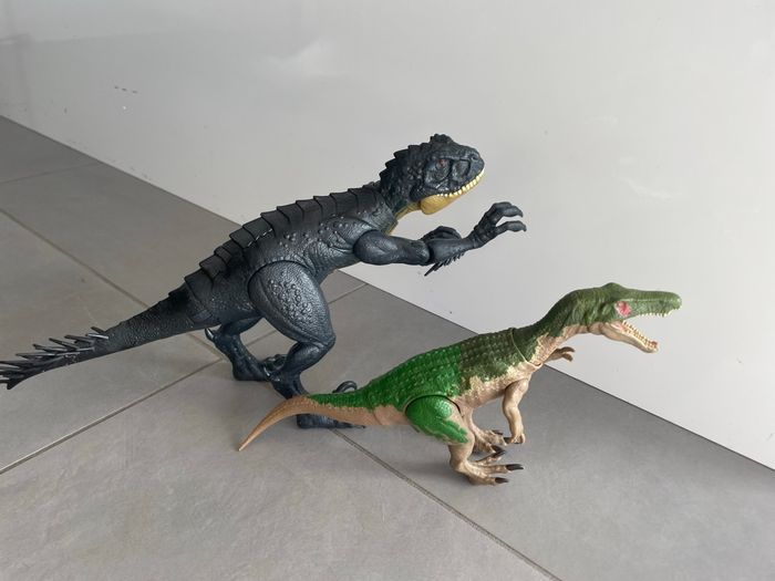 Lot de 2 dinosaures Jurassic World Figurine Baryonyx - photo numéro 6