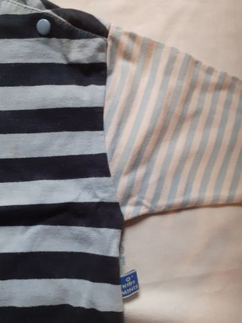 Sweet rayé bleu clair et marine