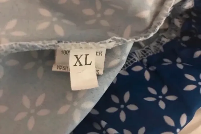 Short femme taille haute bleu blanc taille XL - photo numéro 3
