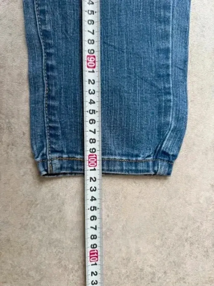 Jeans Levi's W34 FR44 coupe skinny bleu Femme Women pan571b - photo numéro 4