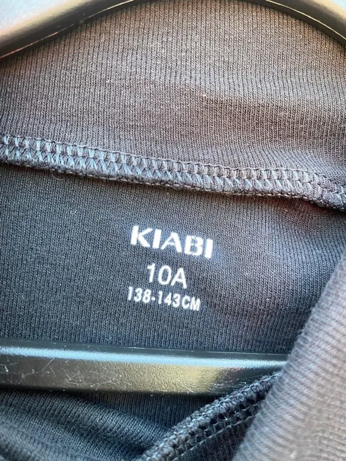 Sous pull noir Kiabi 10 ans - photo numéro 3