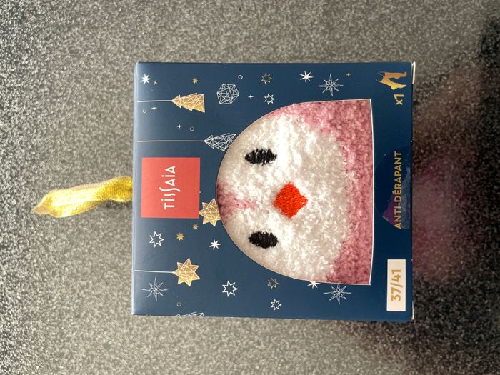 Jolie Paire de Chaussettes Noël