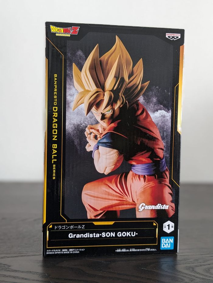Figurine Dragon Ball Z - Son Goku Super Saiyan Grandista - Banpresto