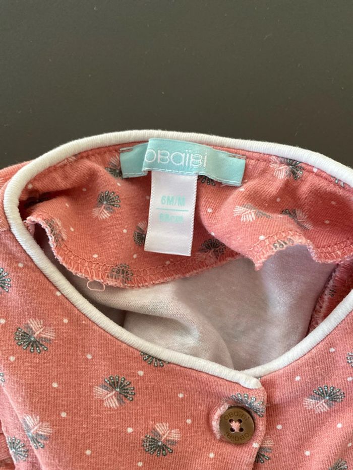 Lot de 2 robes et culottes obaibi 6 mois - photo numéro 3