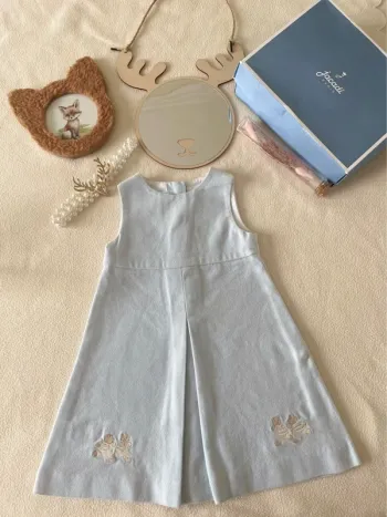 🧸 Robe en velours Tartine et Chocolat – Douceur et élégance pour bébé 🧸