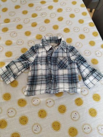 Chemise bébé garçon 1 mois