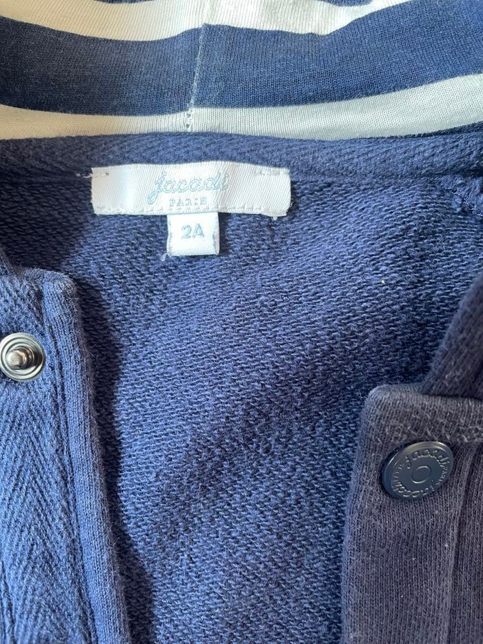 Sweat à capuche, Jacadi, taille 2 ans - photo numéro 4