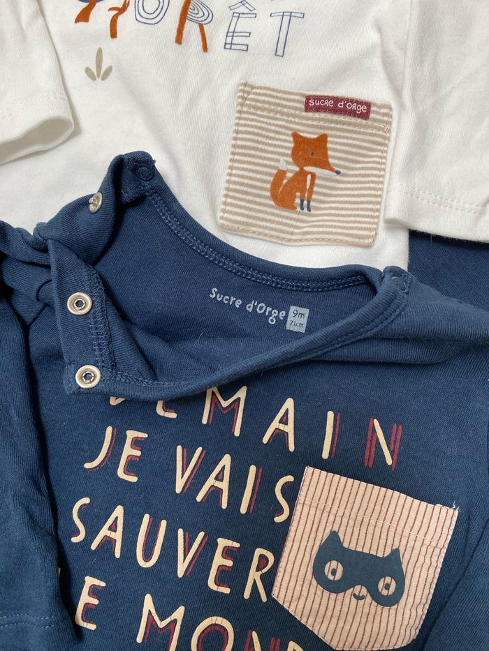 Tee-shirts manches longues Sucre d’orge - 9 Mois - photo numéro 2