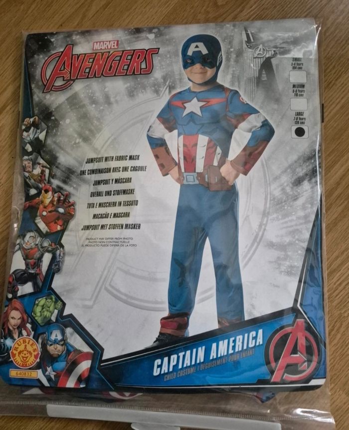 Deguisement Captain America 7/8ans
