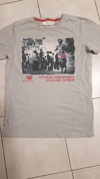 Tee shirt gris new balance tS