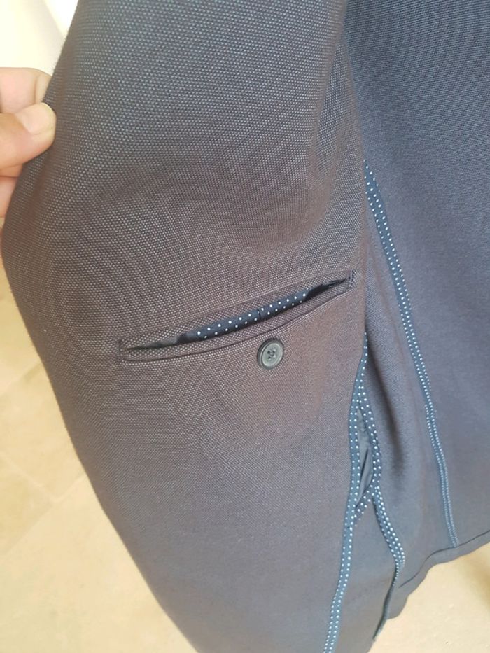 Veste de costume homme bleue marine - photo numéro 3