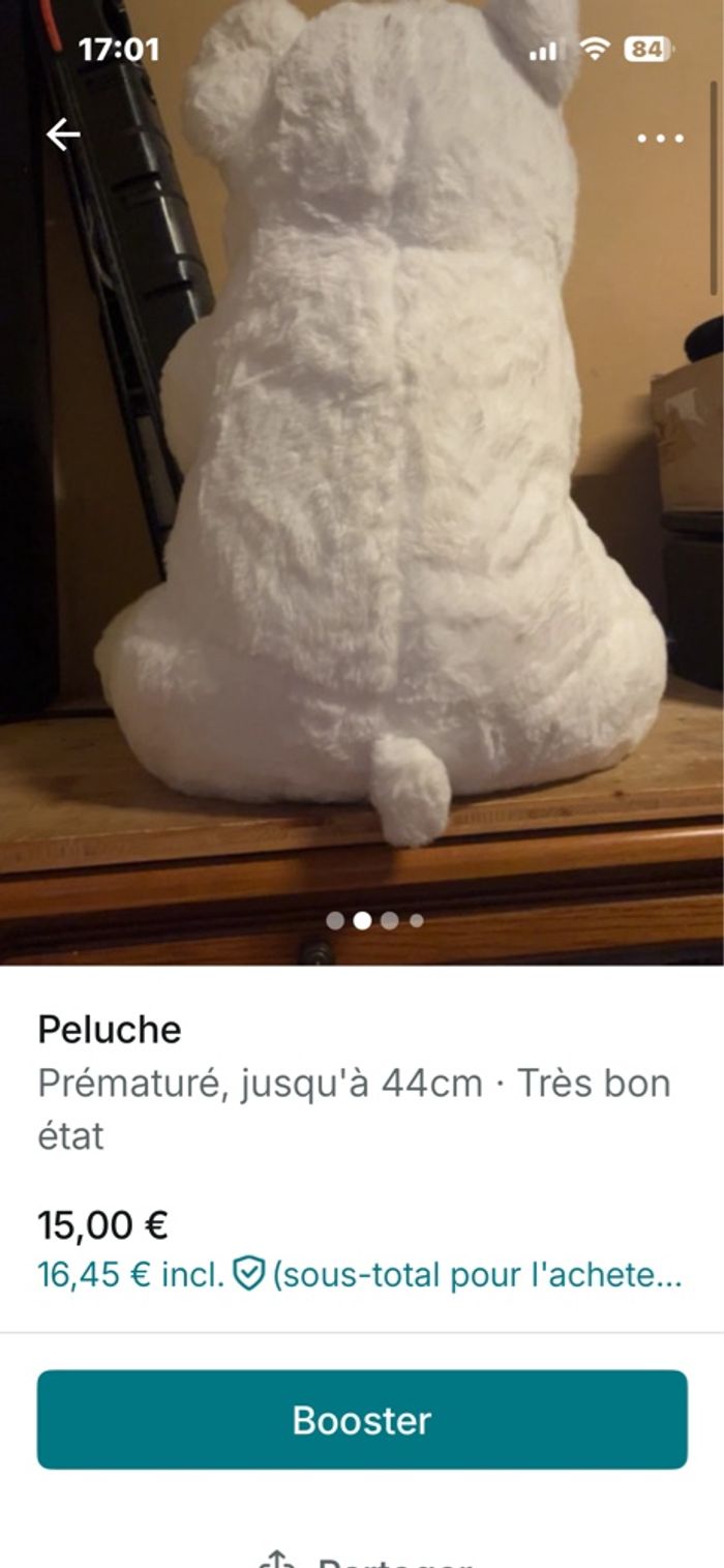 Grosse peluche - photo numéro 2